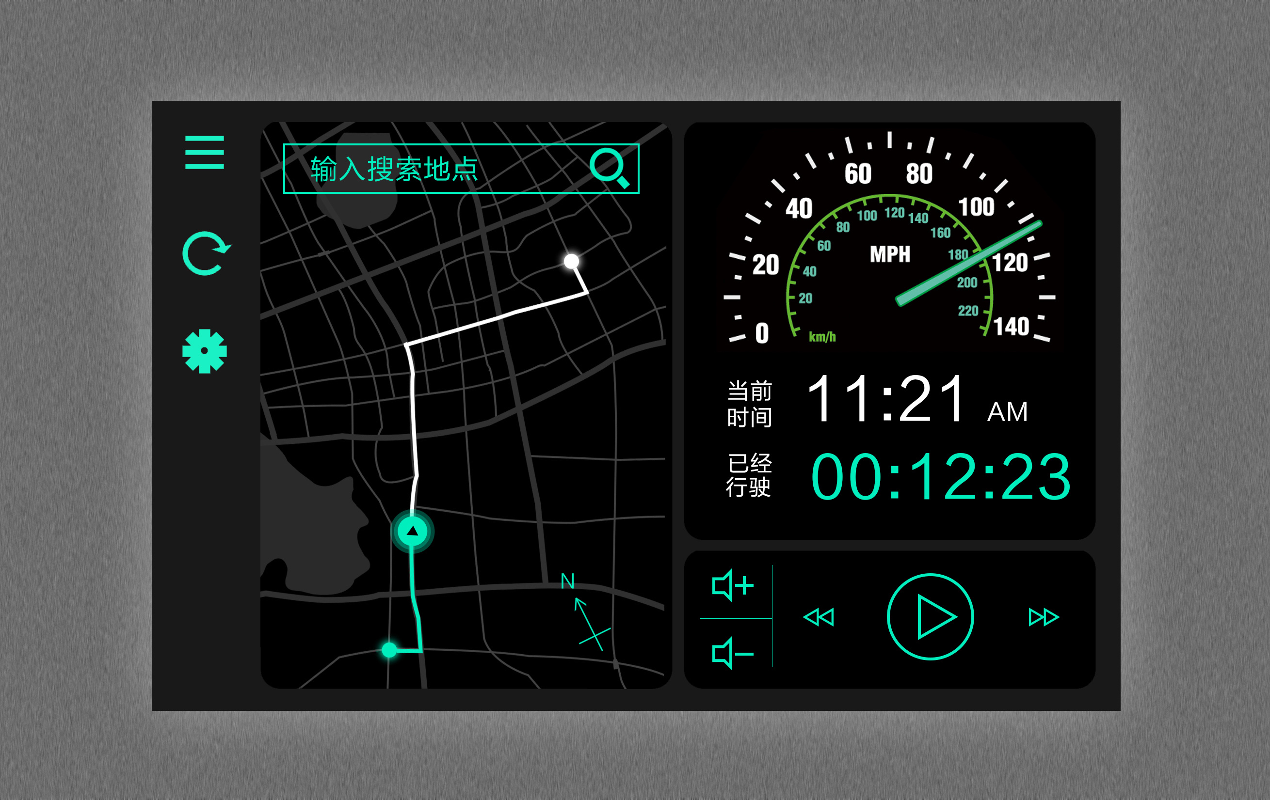 智能導航 現代車載地圖導航界面的演進與未來展望